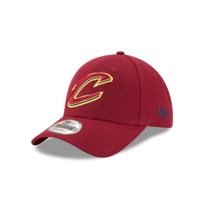 Red Cleveland Cavaliers Hat - New Era NBA The League 9FORTY Adjustable Caps USA1908576